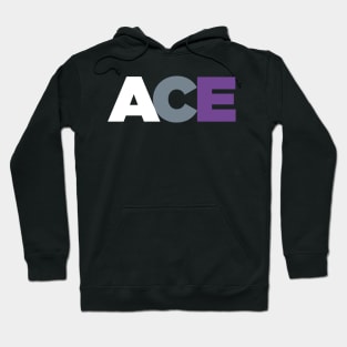 ACE - Asexual Pride Flag Colors Hoodie